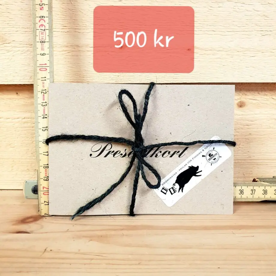 Presentkort 500 kr