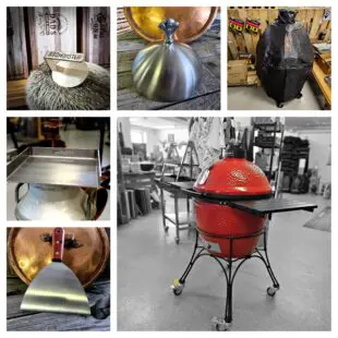 Detta är BBQmonsters Smash-burger-paket Kamado joe Classic 1 med benställning, sidobord och deflektorstenar Stekbord i kolstål (made in sweden) optimerat för Classic 1 Smash-tool i rostfrit stål made in sweden Stekbordsskrapa XL Smältkupa för perfekt utsmält ost Väderskydd